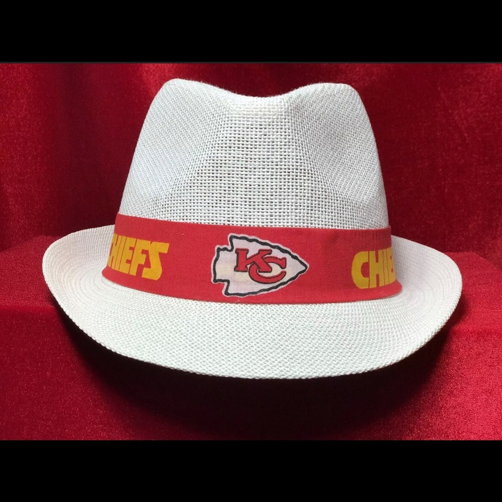 Kansas City chiefs white fedora